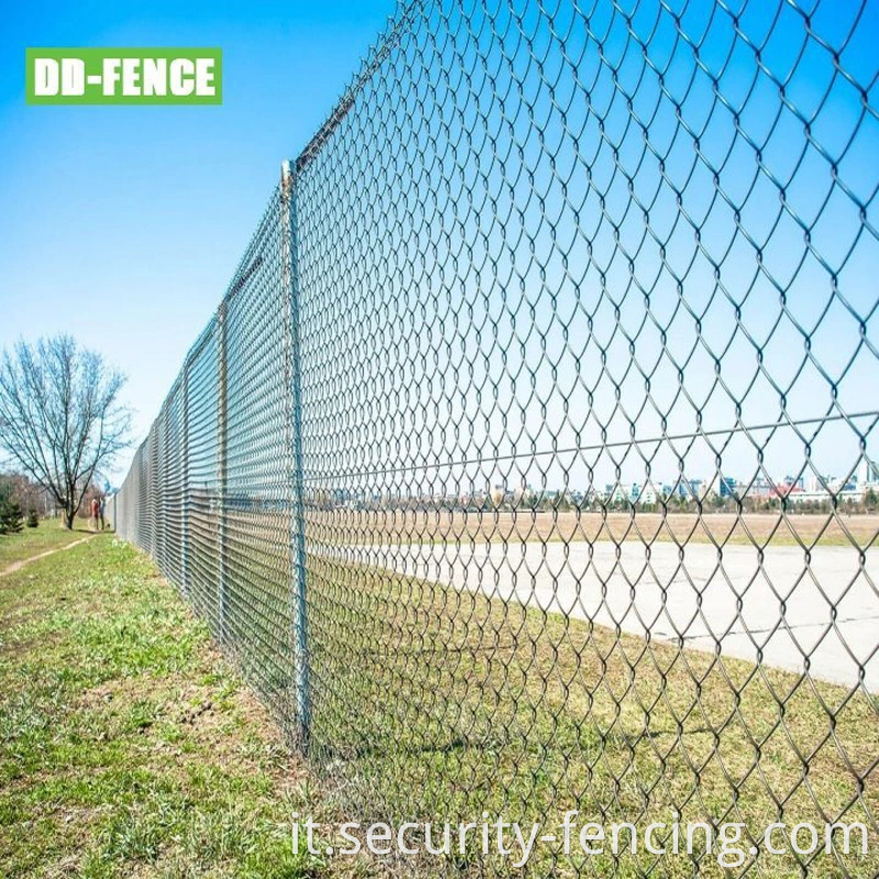 Fine mesh di collegamento a catena del parco giochi